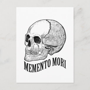 Memento mori postcard