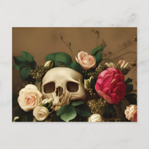 Memento mori postcard