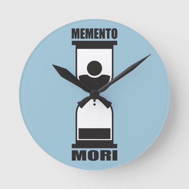 Memento Mori Round Clock (Front)