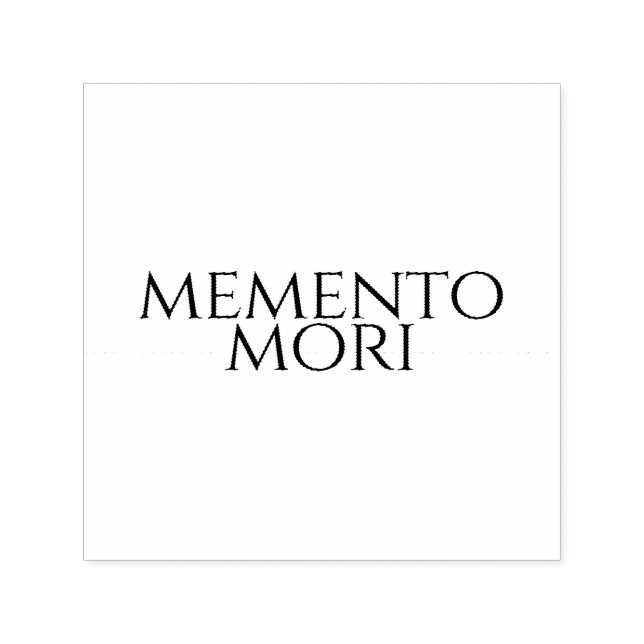 Memento Mori Self-inking Stamp (Design)