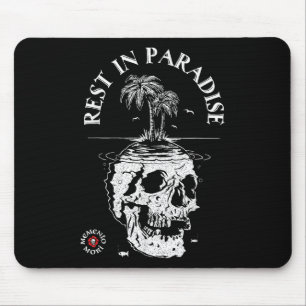 Memento Mori Shirt - Rest In Paradise - Latin Tatt Mouse Pad