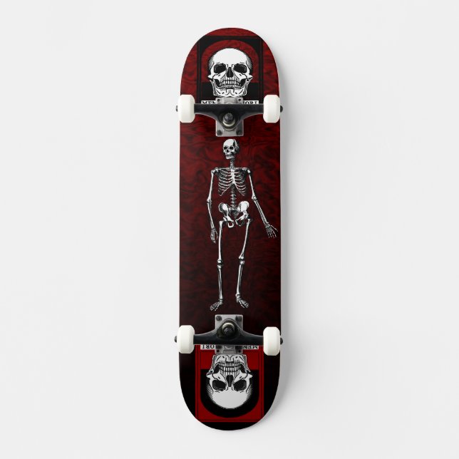 Memento Mori - Skeleton Skateboard Design (Front)