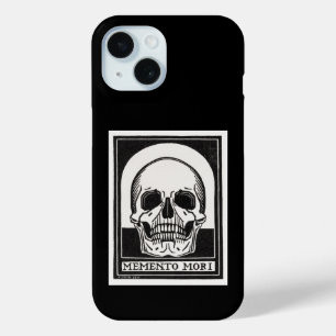 Memento Mori Skull Art iPhone 15 Case