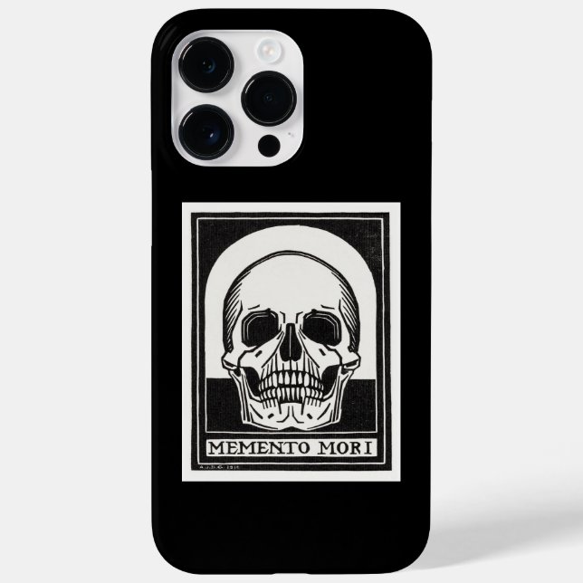 Memento Mori Skull Art Case-Mate iPhone Case (Back)