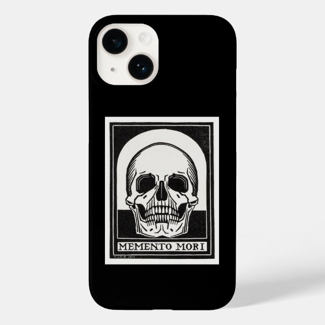 Memento Mori Skull Art Case-Mate iPhone Case (Back)