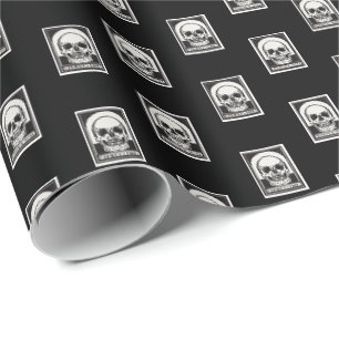 Memento Mori Skull Art Wrapping Paper