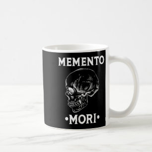Memento Mori Skull Stoicism Philosophy Coffee Mug