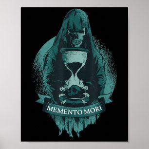 Memento Mori Stoic Latin Stoicism Philosophy Remem Poster