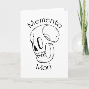 Memento Mori Stoic Philosophy Card