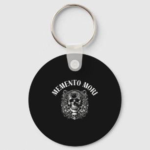 Memento Mori Stoic Quote For Remembering Death Phi Keychain