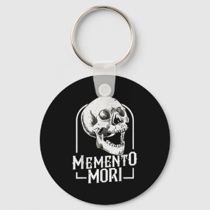 Memento Mori Stoic Stoicism Mortality Philosophy Q Keychain