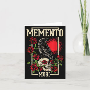 Memento Mori Stoicism Philosophy Stoic Philosopher Card