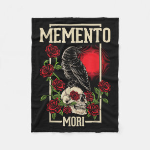 Memento Mori Stoicism Philosophy Stoic Philosopher Fleece Blanket