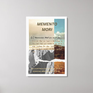 Memento Mori Stretched Canvas Print