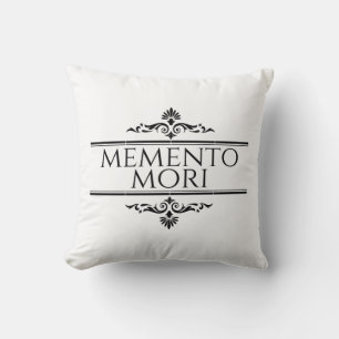 Memento Mori Throw Pillow