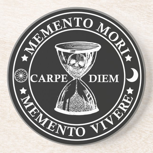 memento mori vivere coaster (Front)