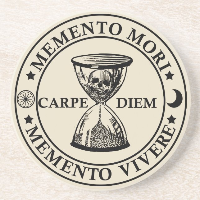memento mori vivere coaster (Front)