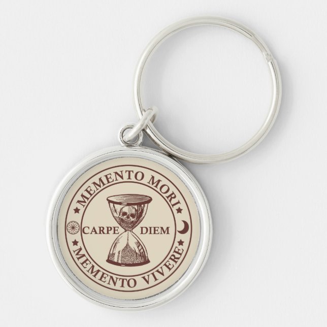 memento mori vivere keychain (Front)