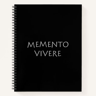 Memento vivere notebook