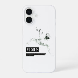 Memer Thinking Falling Statue iPhone 16 Case