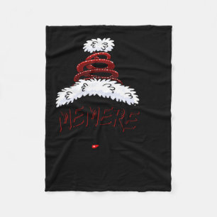 Memere Claus Xmas Happy New Santa Claus Merry Chri Fleece Blanket