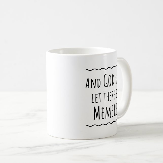 Memere French Canadian Grandma Cadeau Café Mug (Devant droit)