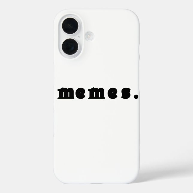 Memes T-Shirt – Funny Internet Culture Case-Mate iPhone Case (Back)