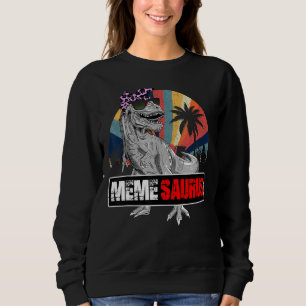 Memesaurus Rex Dinosaur Meme Saurus Family Matchin Sweatshirt