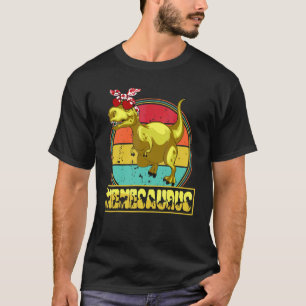 Memesaurus Rex Dinosaur Mother's Day Family 1 T-Shirt