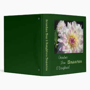 Mémies Maman & Filles Souvenirs classeur Dahlias