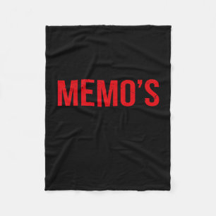 Memo’s Favorite Grandkid Humor For Kids Teens Fami Fleece Blanket