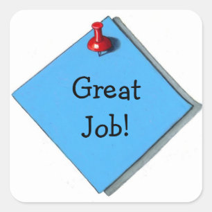 Mémo Sticker : Realism Art : Great Job!