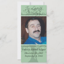 Mémoire / Carte personnalisée du souvenir