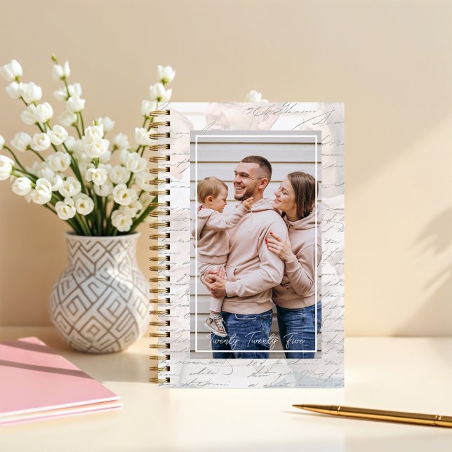 Mémoire photo familiale personnalisée 2025 (2025 Personalized Family Photo Memory Planner)