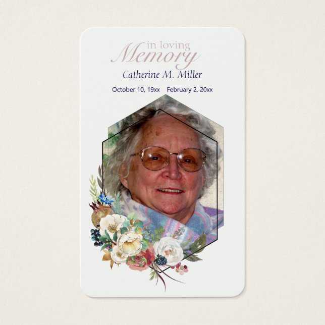 Mémoire photo Rose d'automne (Devant)