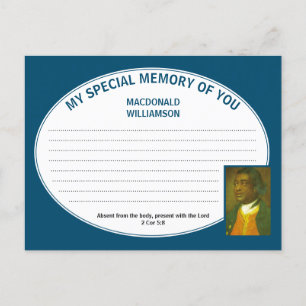 MÉMOIRE SPÉCIALE DE VOUS Carte mémoire de partage 