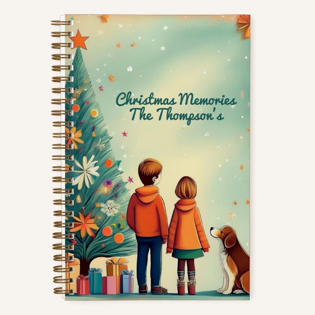 "Mémoires de Noël" Journal de Noël en famille (Recto)