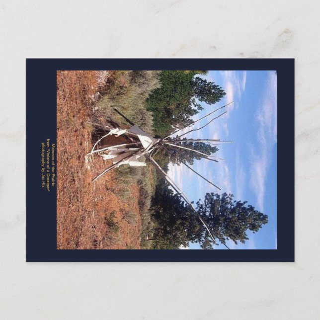 Memoirs of the Prarie Postcard (Front)