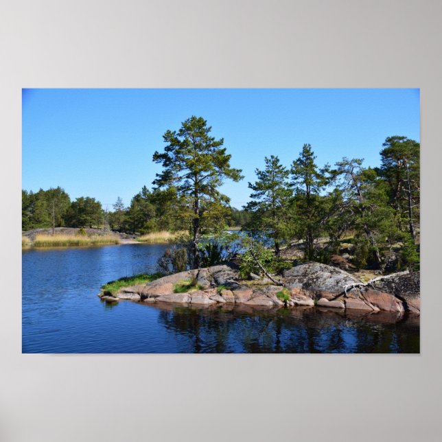 memorable moments Sweden scandinavia fjord Poster (Front)