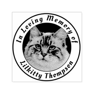 Memorial Add Name Photo Self-inking Stamp