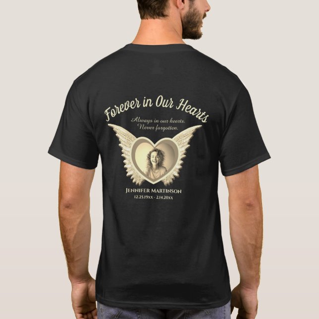Memorial | Add Photo T-Shirt (Back)