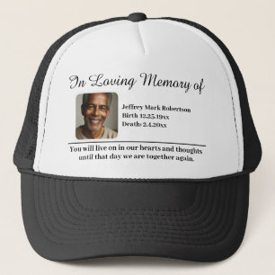 Memorial Add Photo Trucker Hat