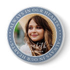 Memorial Always In Our Hearts Elegant Photo