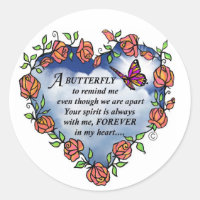 Memorial Butterfly Poem