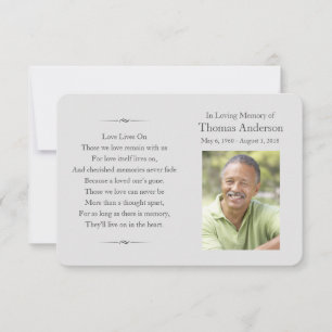 Memorial Card