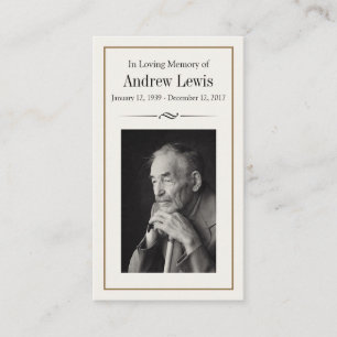 Memorial Card