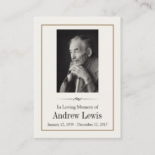 Memorial Card