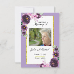 Memorial Card