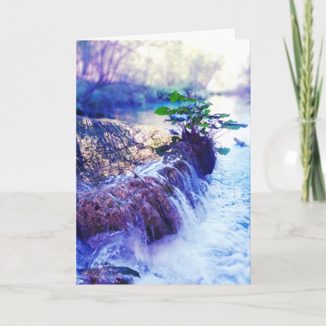 memorial card water haze (Front)