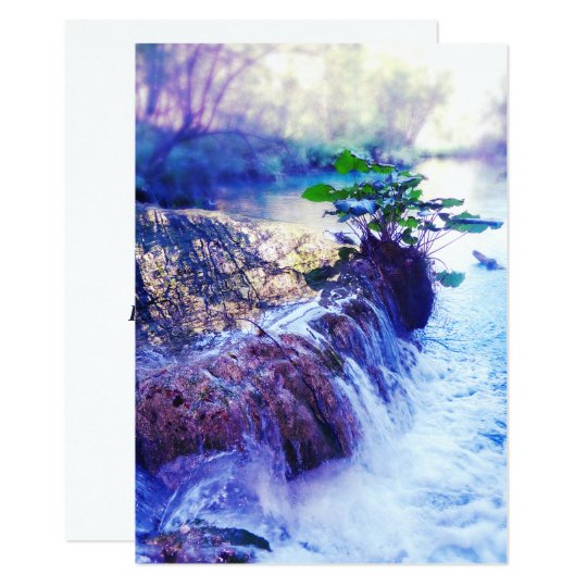memorial card water haze